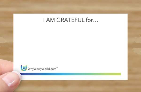 Blank "I AM GRATEFUL for..." business card - Image 4